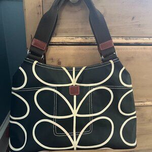 Orla Kiely shoulder bag - classic Linear Stem print